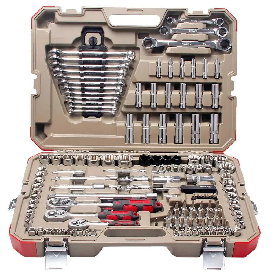 Jogo de Ferramentas Profissionais com 150 Peças e Maleta Fortgpro