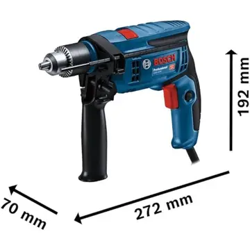 Furadeira de Impacto GSB 13 RE 750W com Maleta Bosch 2