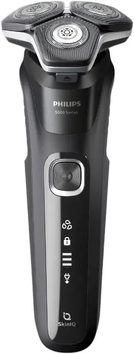Barbeador Elétrico Masculino Philips SkinIQ S5898/17 - Uso Seco e Molhado, Cabeças Flexíveis 360°, Aparador de 5 Alturas