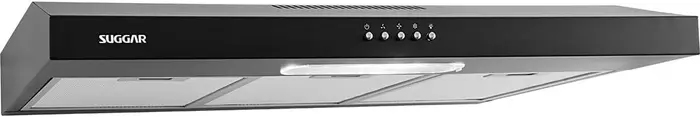 Suggar Depurador de Ar Slim 80cm 3 Velocidades Preto 220V DPS182PT
