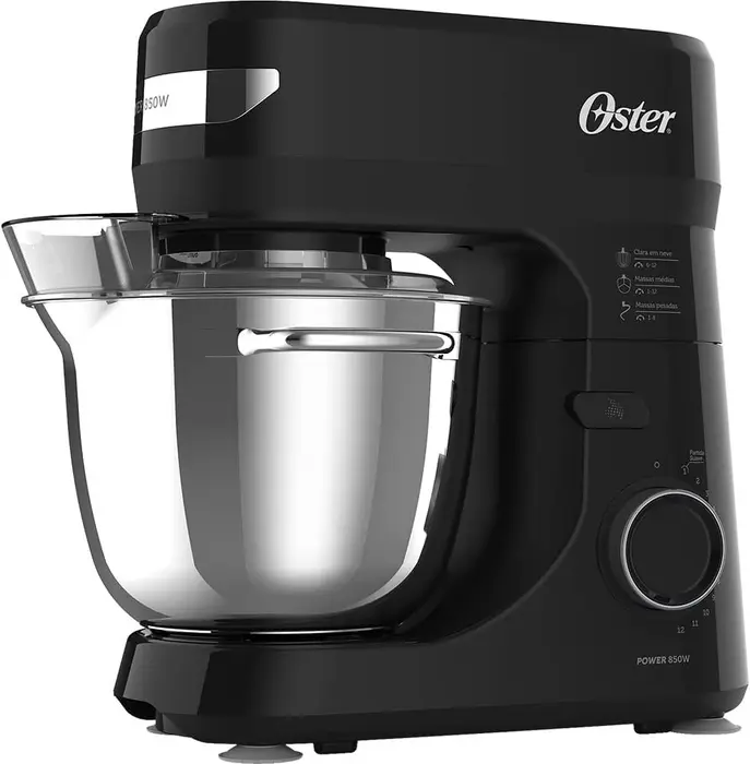 Batedeira Planetária Oster 850W com Bowl de 4L e 3 Batedores