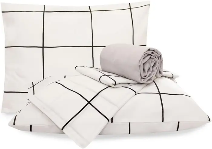 Jogo de Cama Marina Enxovais Classic 160 Fios - Branco