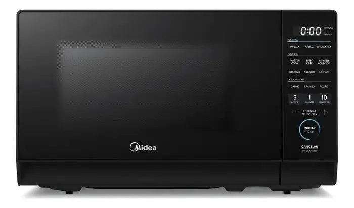 Micro-ondas Midea MasterCook 20L Preto Bivolt 110V/220V