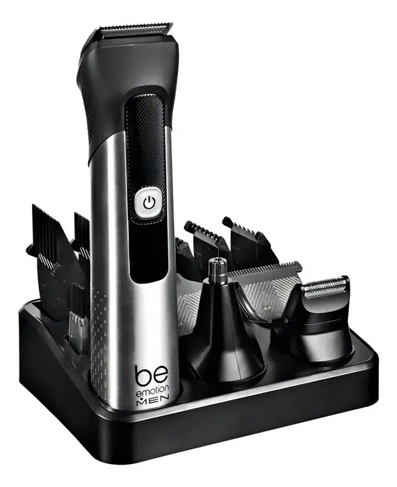Aparador de Pelos Maxgroom Be Emotion Men - Polishop Prateado