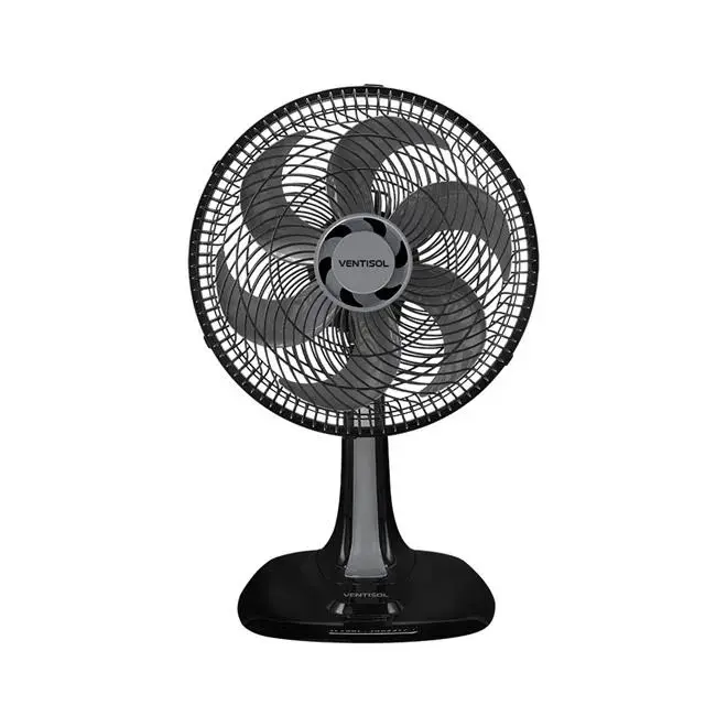 Ventilador de Mesa Turbo 30cm 6 Pás Oscilante VENTISOL