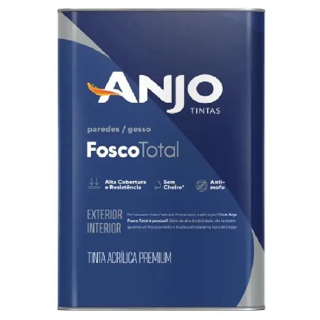 Tinta Acrílica Total Fosco Premium 18L Gelo - ANJO