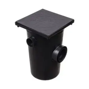 Caixa Sifonada Polipropileno com Cesto para Limpeza Preto 12L TAF