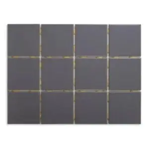 Revestimento Plomo Bold Acetinado Cinza 10x10cm 1,95m2
