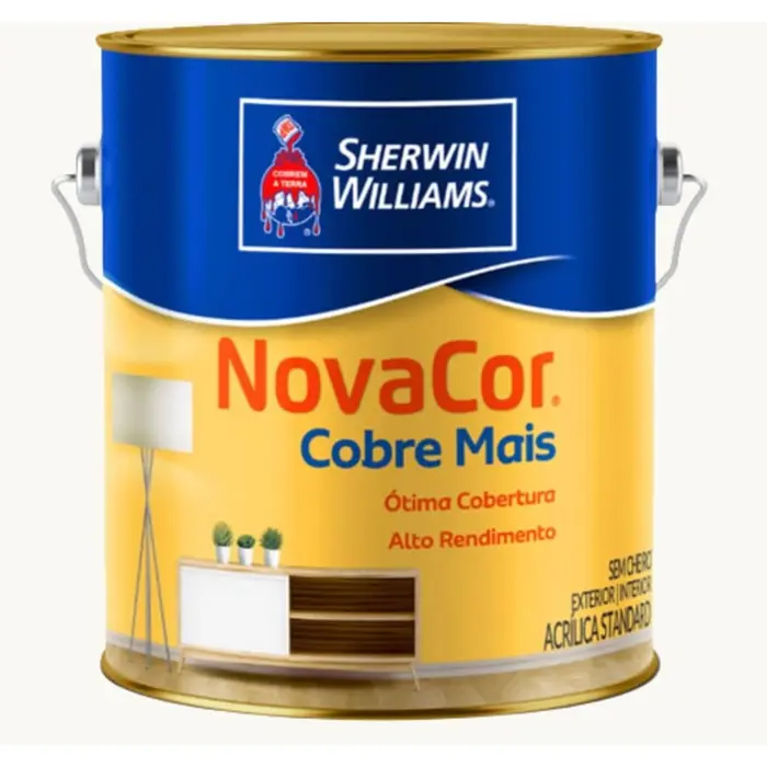 Tinta Standard Acrílica Fosco Novacor Cobre Mais Branco 3,6L