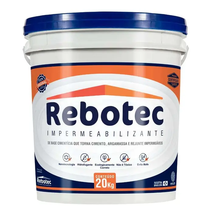 Impermeabilizante Hidrofugante 20kg Rebotec