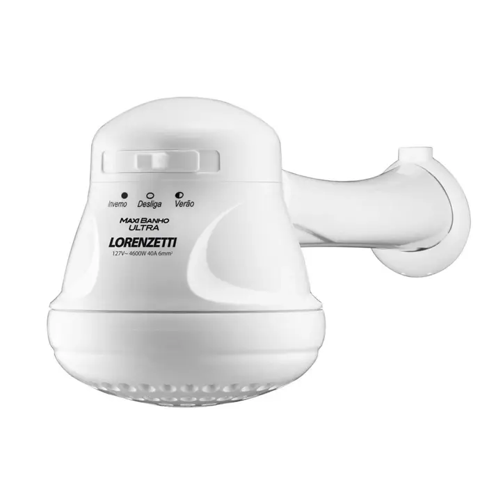 Ducha Maxibanho Ultra 3 Temperaturas Branca 5500W Lorenzetti
