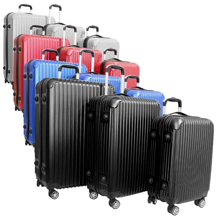 KIT Conjunto De Malas de Viagem P/M/G em Abs