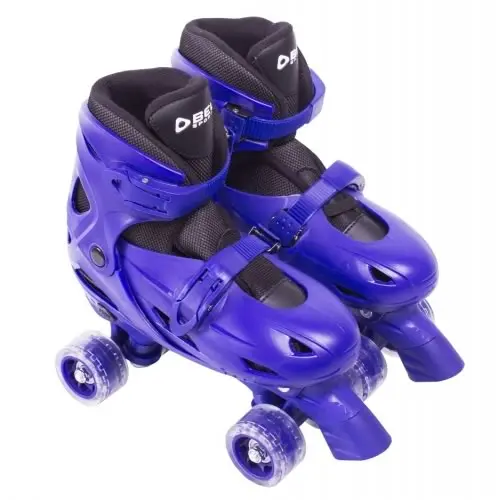 Patins Clássicos Roller Tamanho M Ajustável do número 33 ao 36 Azul