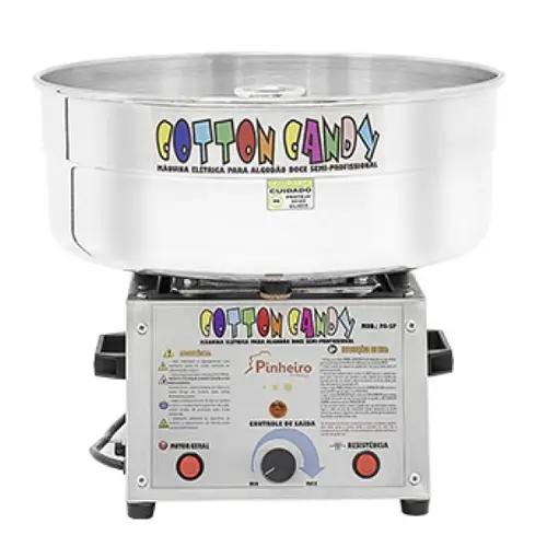 Máquina de Algodão Doce Bivolt Automático Cotton Candy