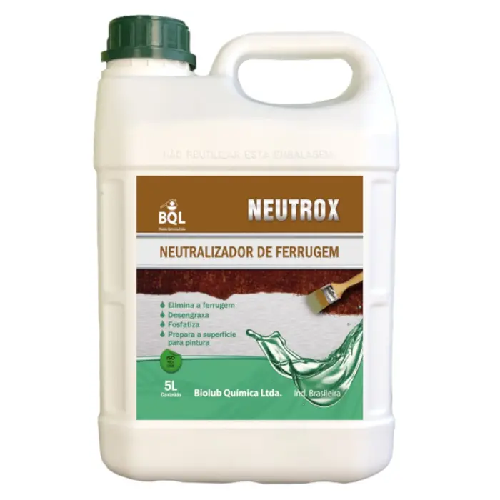 Neutralizador de Ferrugem Neutrox 5 Litros BIOLUB-1140