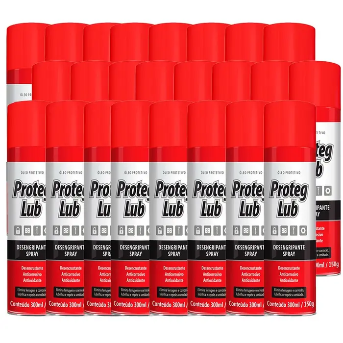 Desengripante 300ml com 24 Unidades PROTEG LUB-K3916