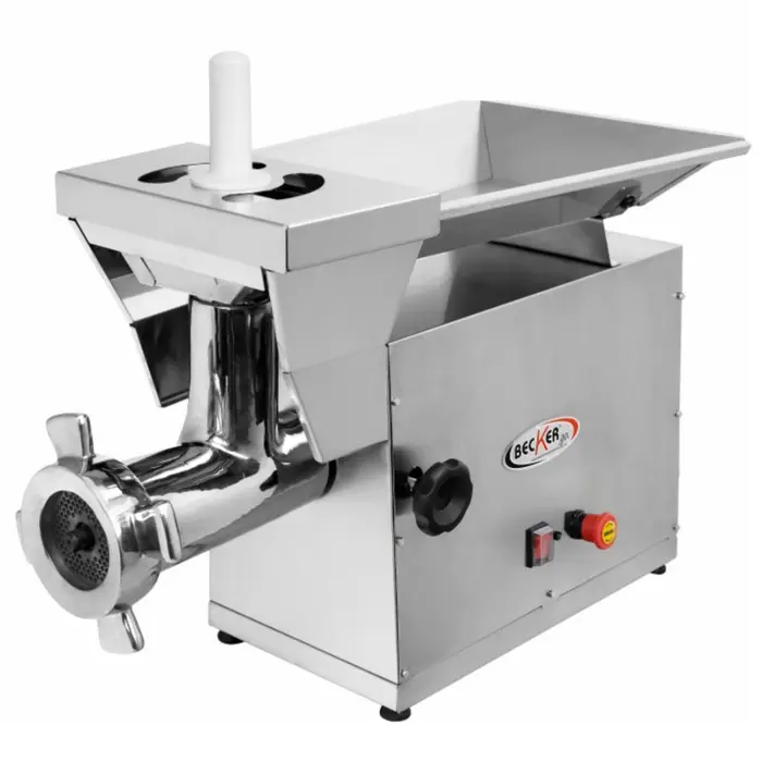 Moedor de Carnes MBL-98 P Inox 1500W Trifásico Bivolt com Disco Pré-Cortador BECKER-0124008
