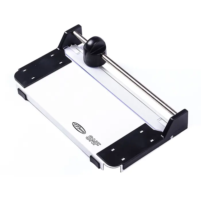 Serrilhadeira Branca de Papel SNF 230mm 3 Folhas com Tampa MENNO-498