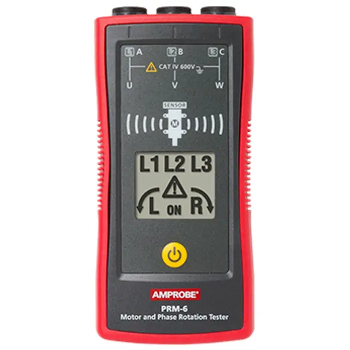 Testador de Rotação do Motor PRM-6 até 700V Trifásica AMPROBE-4375950