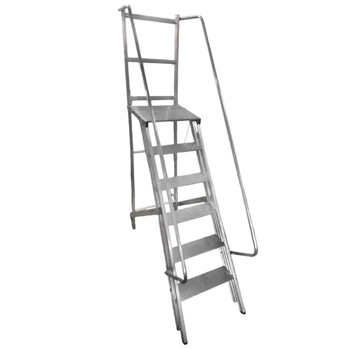 Escada de Alumínio Tipo Plataforma 5D + Plataforma REAL ESCADAS-PLAT150L