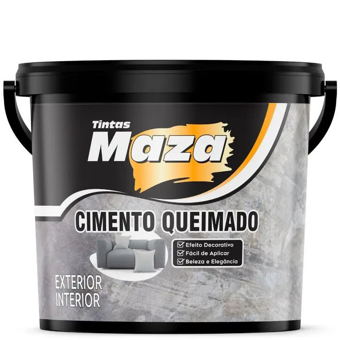 Revestimento Cimento Queimado Terracota Balde 5,6kg MAZA-26991