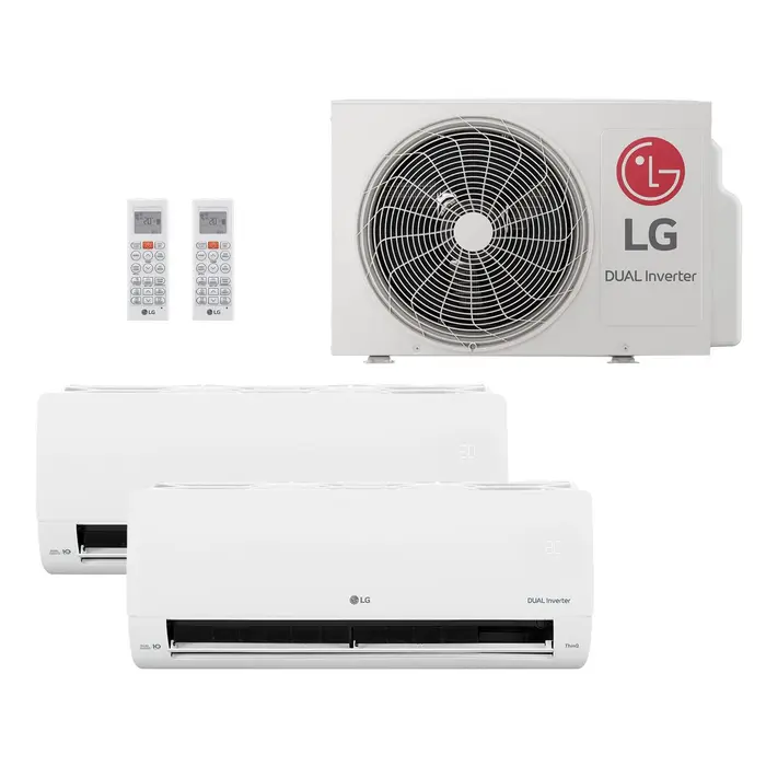 Ar Condicionado Multisplit Inverter Frio 9000+12000BTUs com Wifi 220V Dual Inverter Voice Bi-Split LG
