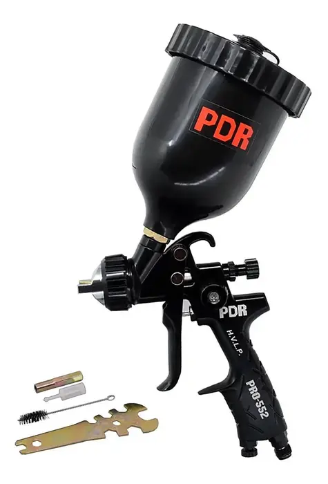 Pistola de Pintura Gravidade PDR Pro552 HVLP 600mL Bico 1,4mm